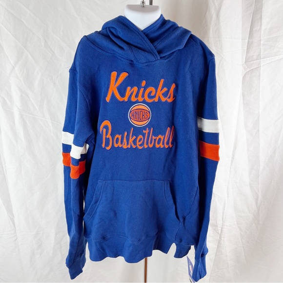 New York Knicks Outerstuff Girls' Overlay Hoodie and a Drawstring Backpack - Picture 5 of 12